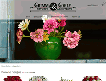 Tablet Screenshot of floralbellevilleil.com